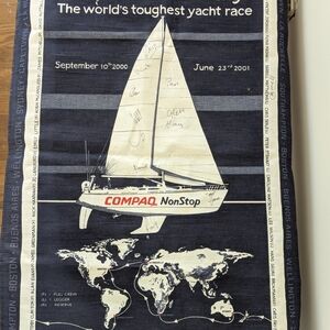 Compaq "NonStop" Signed Yacht Race Poster